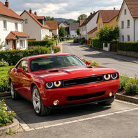 Phares Avant RGB Dodge Challenger 2015-2024 Feux de Jour Multicolores Contrôle par Application IP67