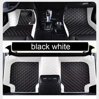 Tapis de Sol Renault Clio 5 2019-2026 Cuir Surpiqué Sur Mesure Jeu de 3 Pièces 33 Coloris