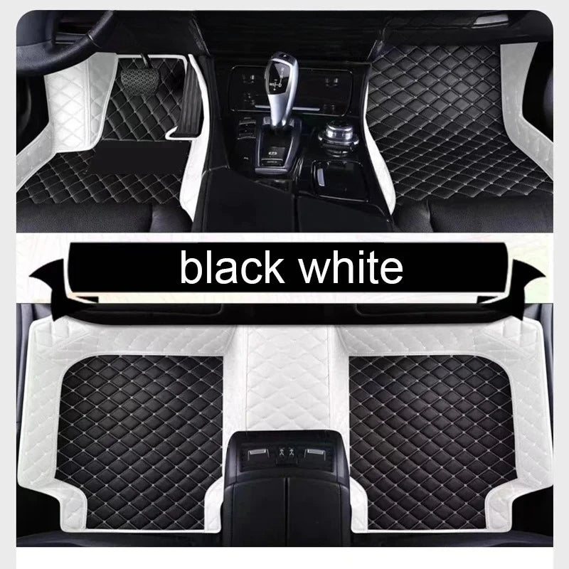 Tapis de Sol Renault Clio 5 2019-2026 Cuir Surpiqué Sur Mesure Jeu de 3 Pièces 33 Coloris