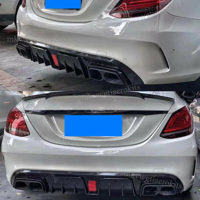 Diffuseur Arrière Mercedes Classe C W205 C43 C63 AMG