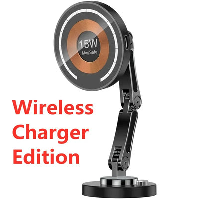 Support Téléphone Magnétique Voiture Chargeur Induction 15W