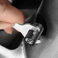Bouchons de Valve Volkswagen Golf GTI R Line Métal 3D — vue de profil