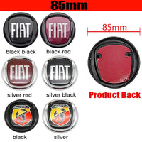 Emblème Logo Fiat 500 Panda Tipo Abarth Strada 600 500L Mobi en ABS 75 85 95 100 120 mm Avant et Arrière