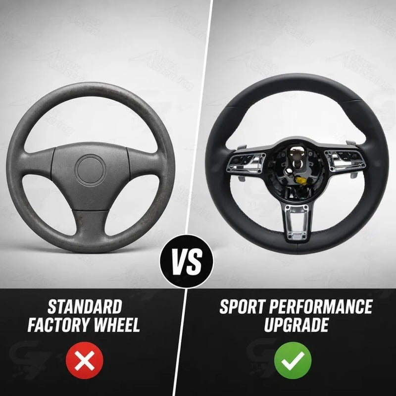 Lederlenkrad für Porsche 911 GT3 Carrera Turbo 718 Macan Cayenne Panamera 970 971 991 95B 958 982 981 9YA 997 987