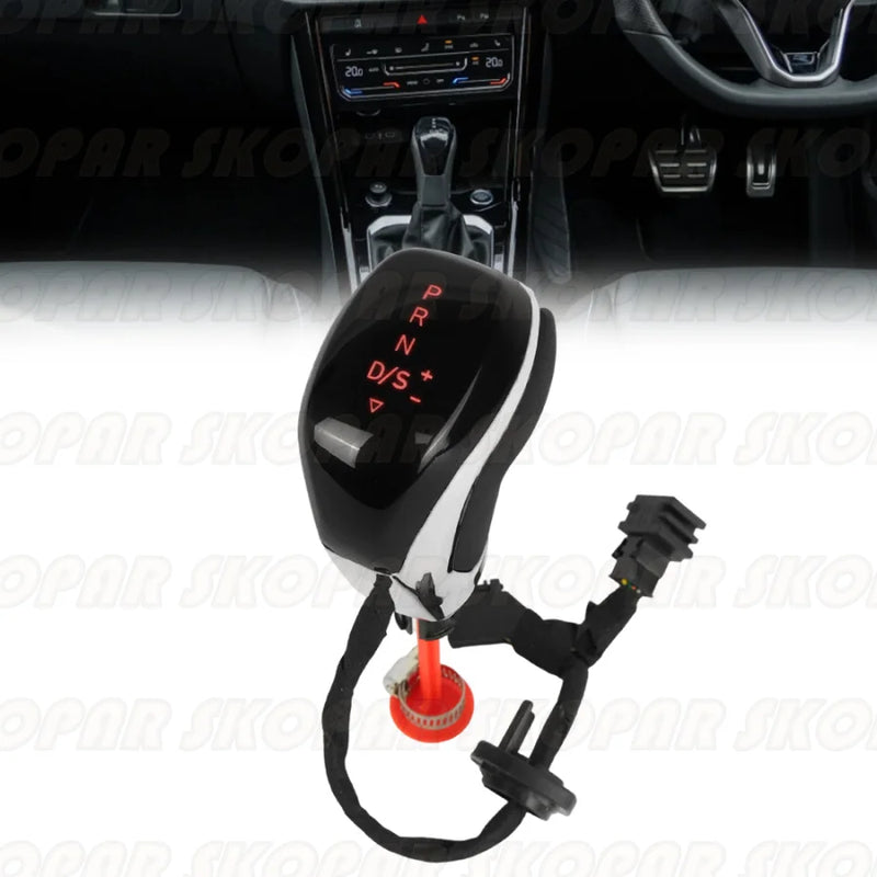 Pommeau de Vitesse Volkswagen Électronique à LED Boîte Automatique, Polo, T-Roc, Tiguan, Taigo, Caddy, Seat Tarraco