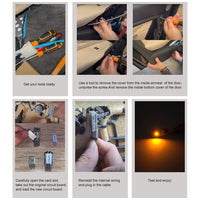 Éclairage LED d'Ambiance de Porte Audi A6 A7 2011-2018