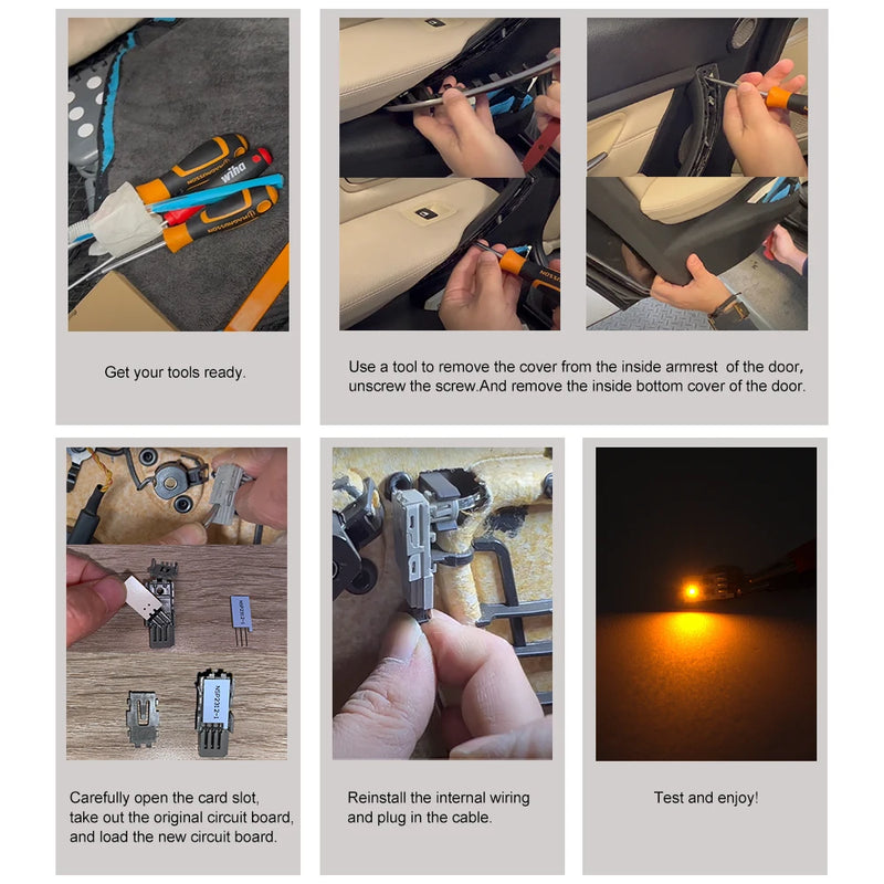 Éclairage LED d'Ambiance de Porte Audi A6 A7 2011-2018