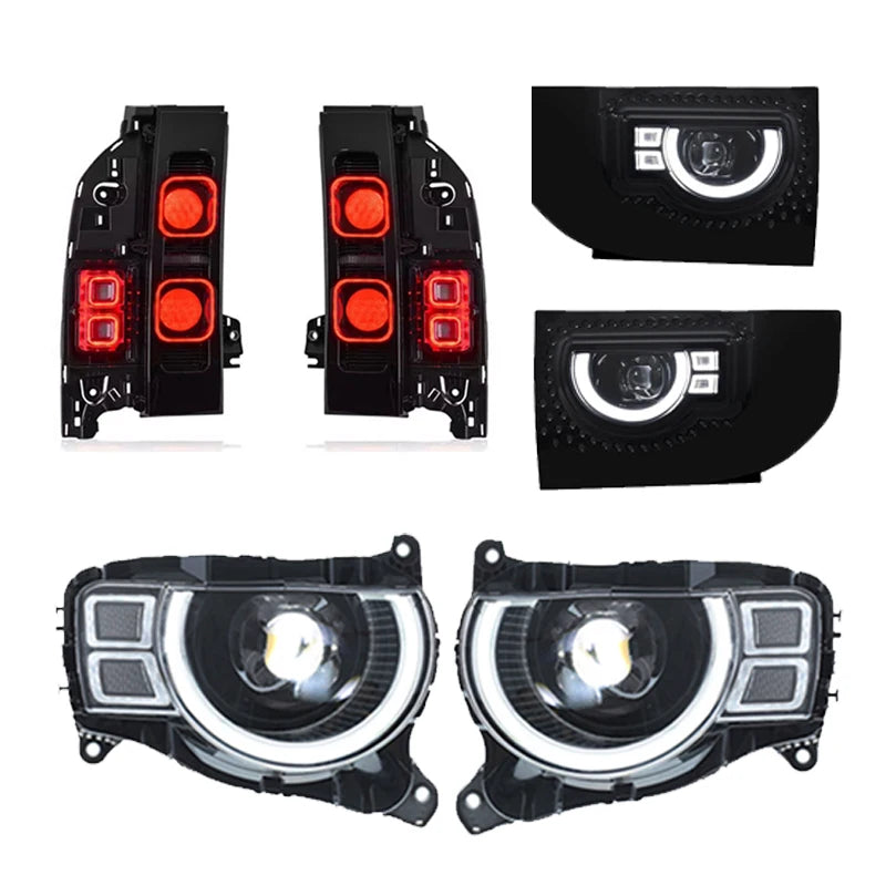 Phares LED et Feux Arrière Land Rover Defender 90 110 2020-2025 Feux de Jour Clignotants