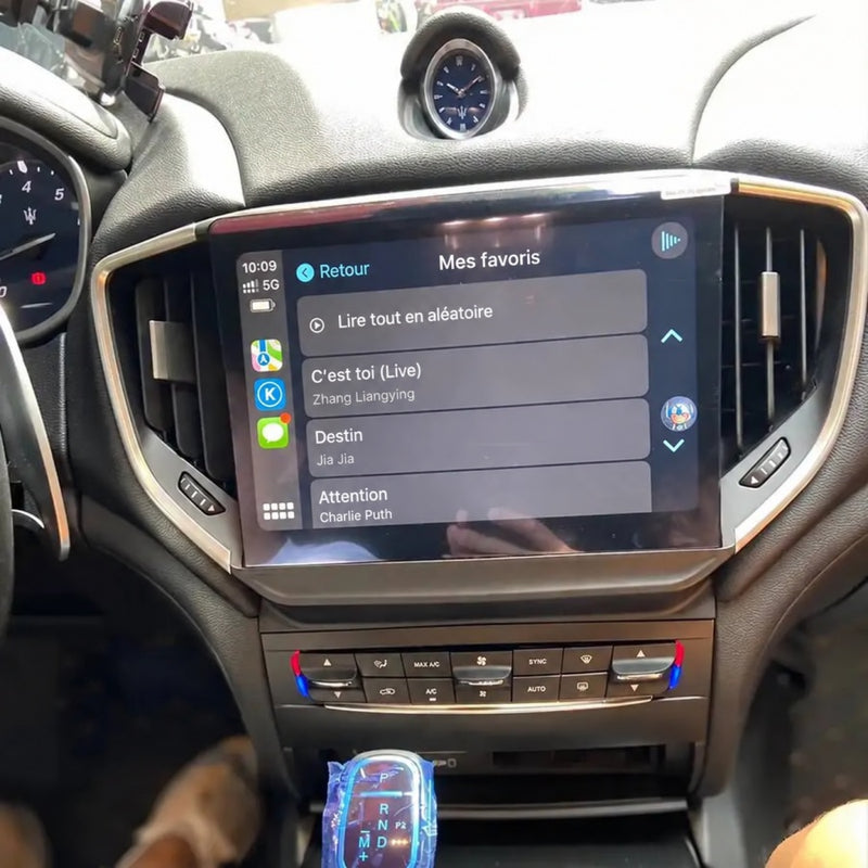 Autoradio Android Maserati Ghibli 2014-2020 Écran 10,26 pouces CarPlay GPS 6 Go + 128 Go