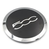 Cache-Moyeux Fiat 500 133mm Argent Anti-Poussière — détail du support