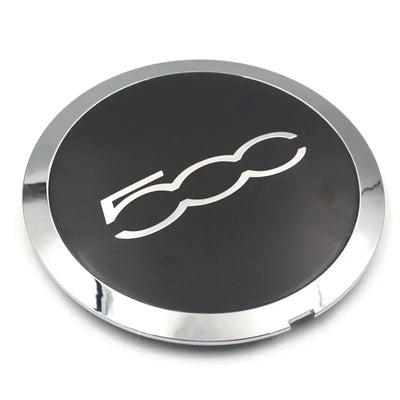 Cache-Moyeux Fiat 500 133mm Argent Anti-Poussière