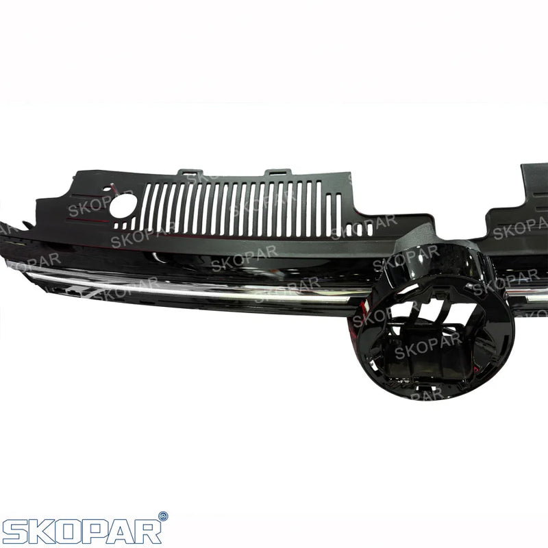 Calandre centrale supérieure VW Golf 8 MK8 GTI, R et R-Line 2020-2024 – Grille avec feux de position LED DRL