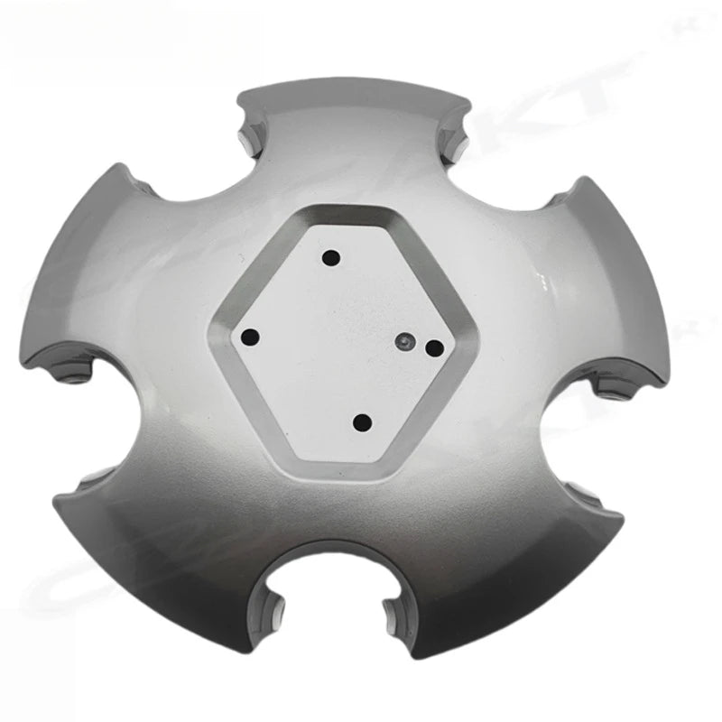 Cache-Moyeux Renault Duster 129 mm pour Jantes Acier 16 Pouces, Lot de 4, Argent