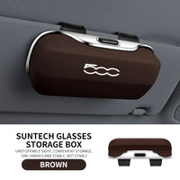Étui à Lunettes pour Pare-Soleil Fiat 500 500L 500X