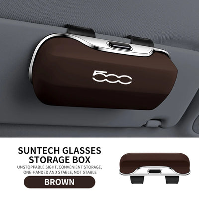 Étui à Lunettes pour Pare-Soleil Fiat 500 500L 500X