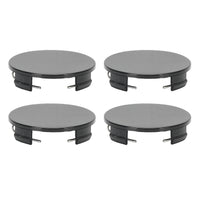 Cache-Moyeux Universels 65 mm Vierges Chromé ou Noir Lot de 4