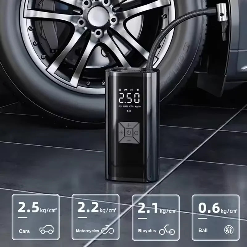 Gonfleur de Pneu Sans Fil YIJU 150 PSI LED
