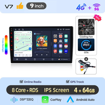 Autoradio Android Volkswagen Golf 4 Jetta MK4 1997-2003