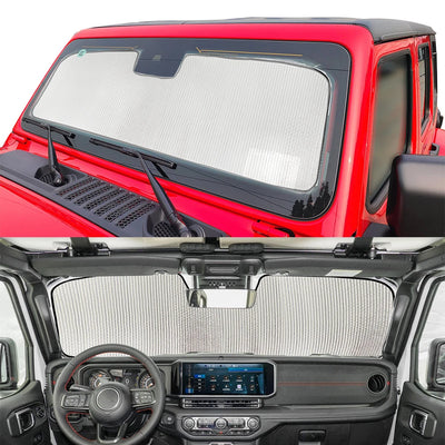 Pare-Soleil Pare-Brise Jeep Wrangler TJ JK JL et Gladiator JT