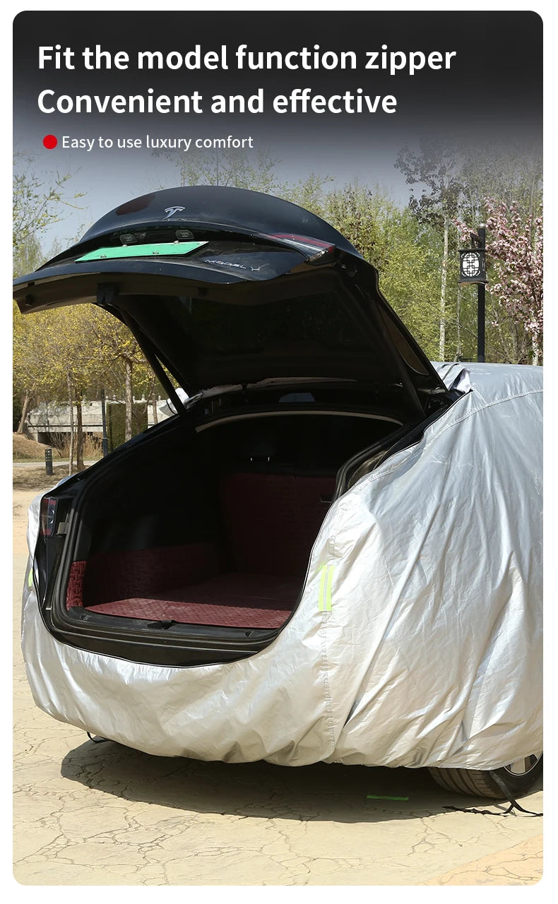 Housse de Protection Voiture Tesla Model 3 et Model Y Oxford Imperméable