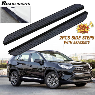Marchepieds Latéraux Aluminium Noir Toyota RAV4 2019-2023