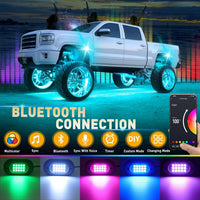 Éclairage d'Ambiance LED Modules RGB Musique Tout-Terrain