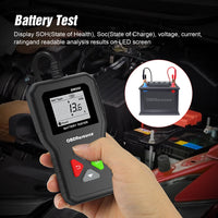 Testeur de Batterie Voiture 6V 12V 24V 100-2000 CCA Écran LCD