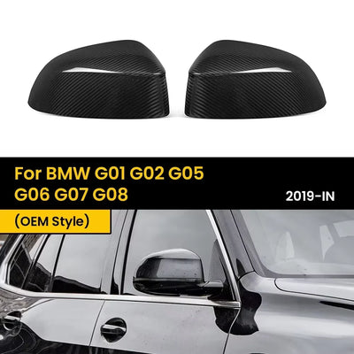 Coque de Rétroviseur Carbone BMW X3 X4 X5 X6 X7 2019+