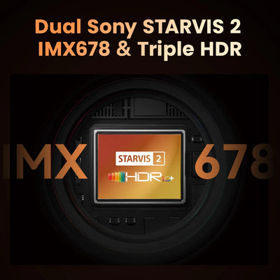Dashcam DDPAI Z90 Master 4K Avant Arrière HDR