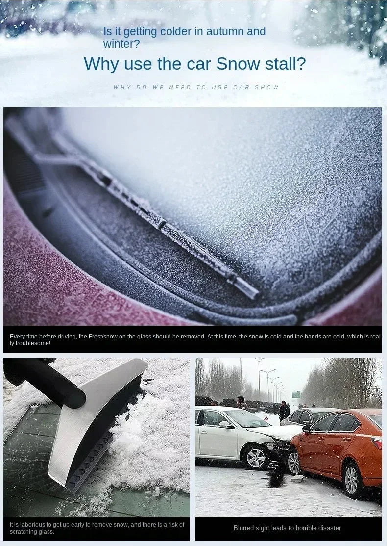 Housse Pare-Brise Voiture Hiver Rabats de Portières Multicouche