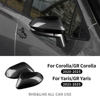 Coques de Rétroviseur en Carbone Véritable Toyota Corolla GR Corolla 2020-2025 Yaris GR Yaris 2021-2025