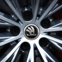 Cache-Moyeux Skoda Octavia Fabia Superb 56mm 60mm Anti-Poussière — vue de profil