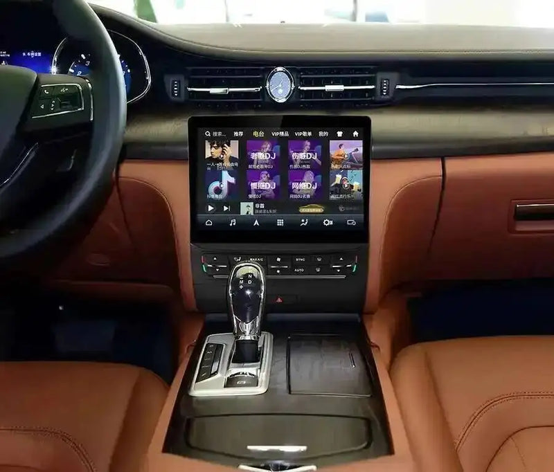 Autoradio Android Maserati Ghibli 2014-2020 Écran QLED 10 pouces CarPlay 4G Version Best GPS