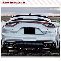 Aileron de Coffre Kia Stinger 2018-2023 Fibre de Carbone Highkick