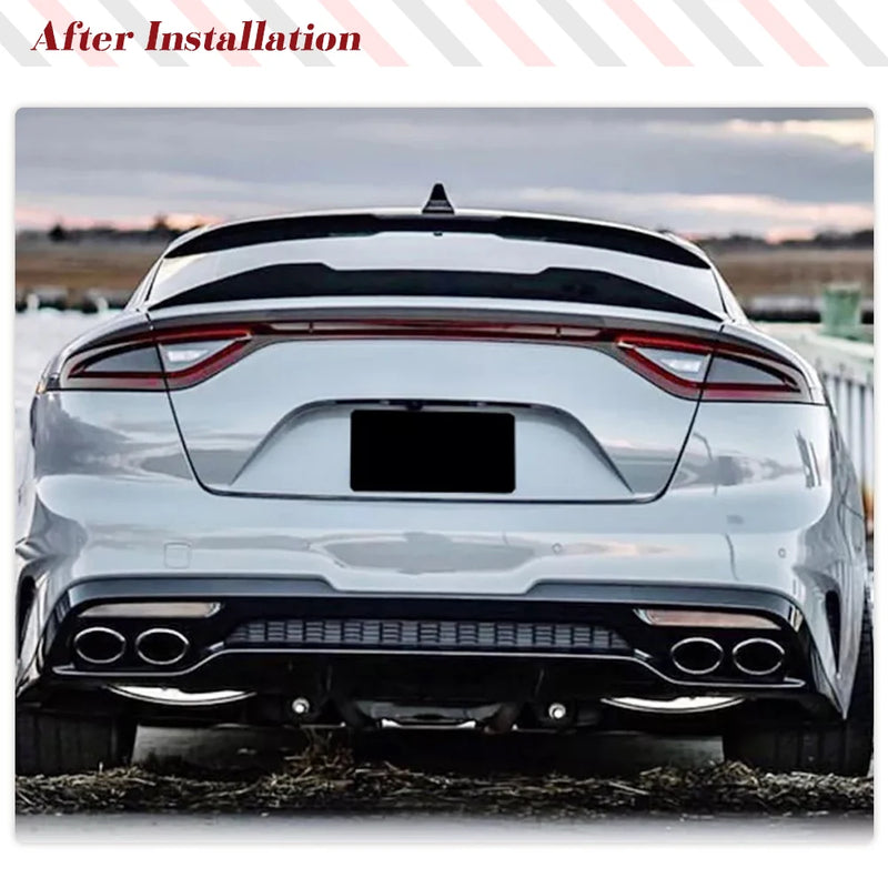 Aileron de Coffre Kia Stinger 2018-2023 Fibre de Carbone Highkick