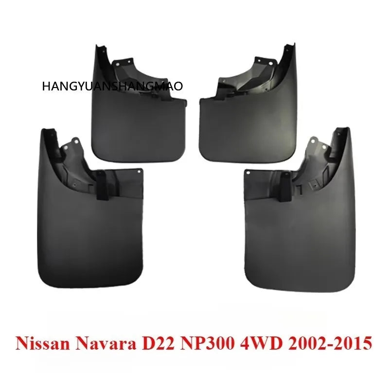Garde-Boue Nissan Navara D22 NP300 2002-2015 Bavettes 4 Pièces