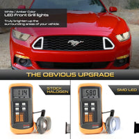 Feux de Jour DRL Ford Mustang 2015-2017 LED Séquentiels Verre Fumé