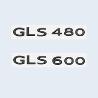 Autocollant Emblème Lettres Mercedes GLS Maybach X167 — gros plan