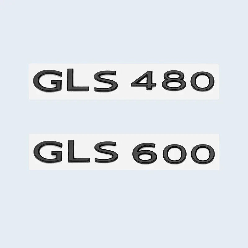 Autocollant Emblème Lettres Mercedes GLS Maybach X167 — gros plan
