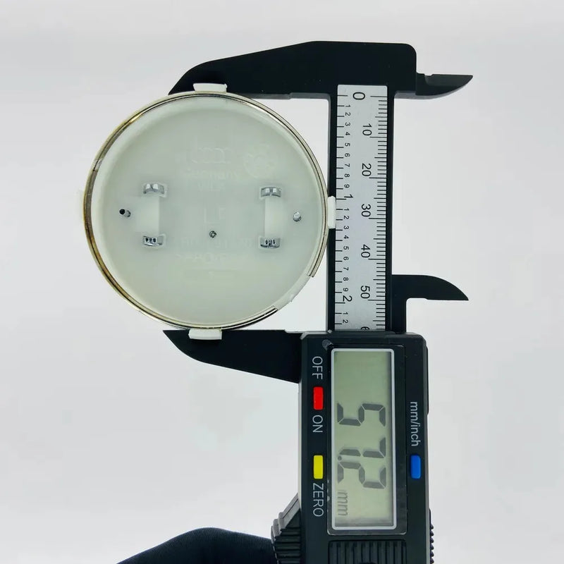Cache-Moyeux Audi A3 A4 A6 60mm 61mm 68mm 69mm — vue d'ensemble
