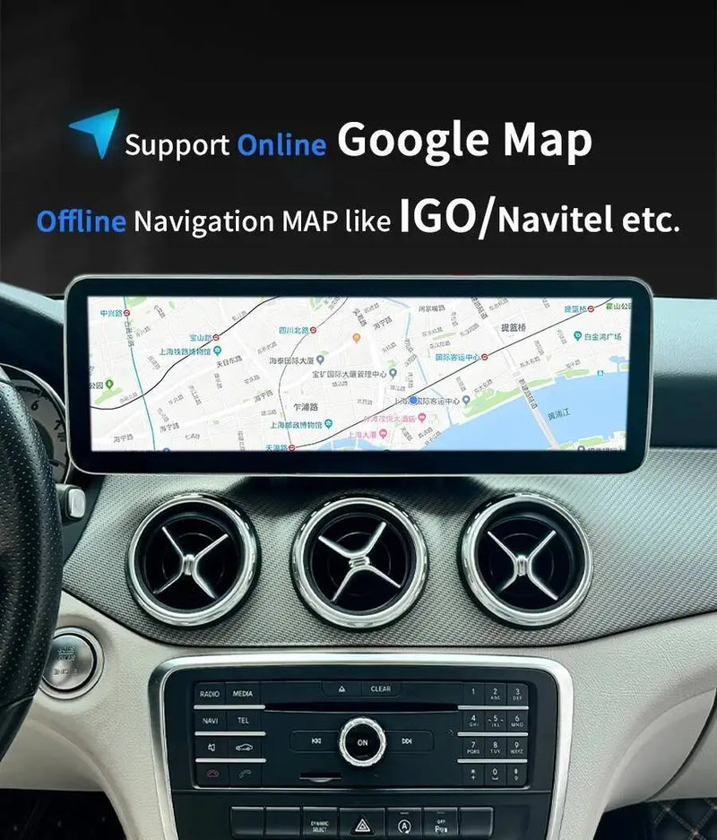 Autoradio Android Mercedes-Benz GLC X253 et C 2015-2018 Écran 14,9 pouces CarPlay GPS