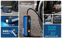Booster de Batterie Voiture TS03 avec Compresseur d'Air et Lampe