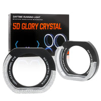 Anneaux LED Angel Eyes RGB Feux de Jour 5D 2,5 et 3 Pouces