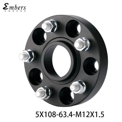 Wheel Spacers 5x108 Ford Focus C-MAX Jaguar XF XJ 15 to 30 mm