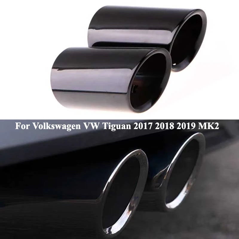 Embouts d'Échappement Volkswagen Tiguan MK2 2017-2019 Golf 6 7 Jetta 6 Paire