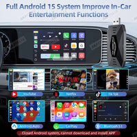 Boîtier CarPlay Sans Fil Android Auto Mini Clé USB Vidéo en Streaming