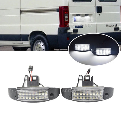 Éclairage de Plaque d'Immatriculation LED Fiat Ducato Citroën Jumpy