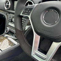 Couvre Volant à Coudre Mercedes Classe C W204 AMG Suédine 2012-2015