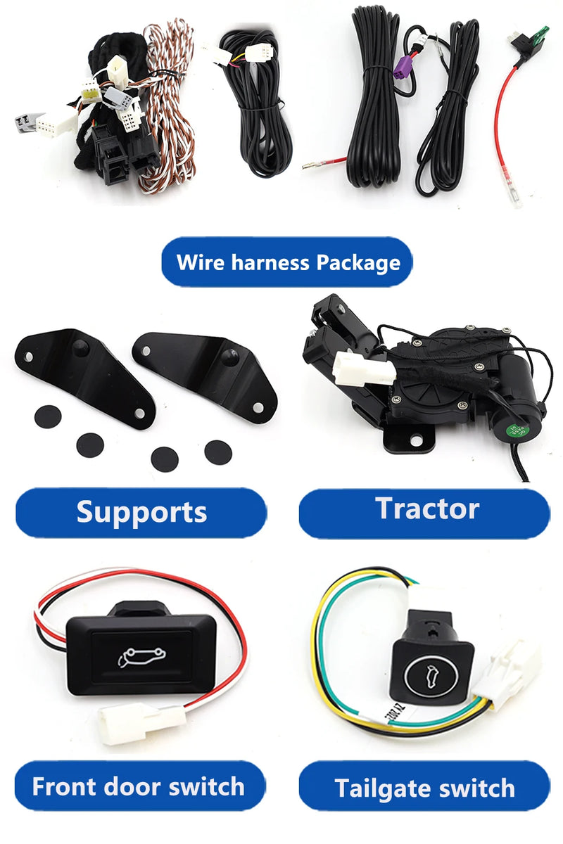 Kit Hayon Électrique Intelligent Mitsubishi Xforce Outlander Sport 2024-2025 Vérins Automatiques de Coffre