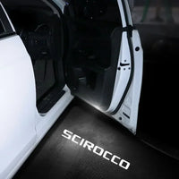 Projecteur Logo Porte Volkswagen Scirocco LED 9 Motifs 2 Pièces